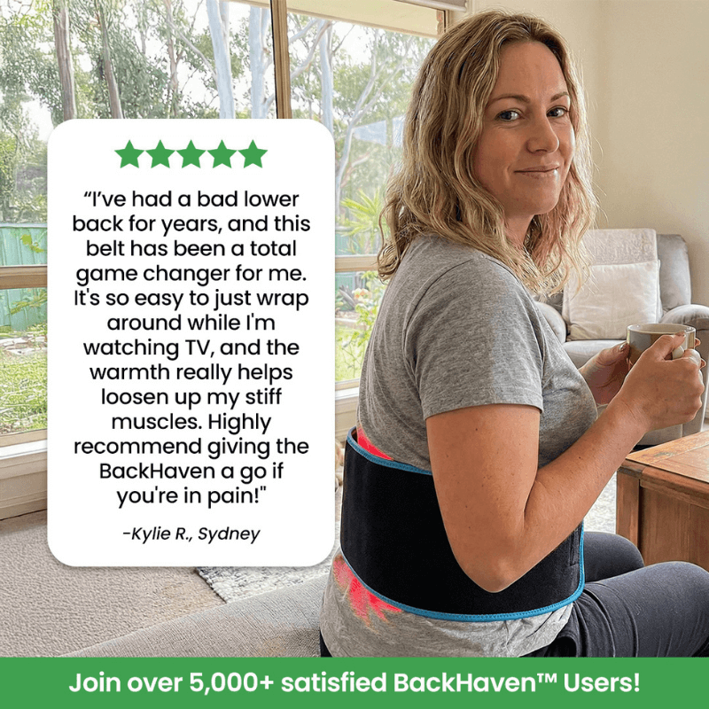 BackHaven™ Premium Red Light Therapy Belt