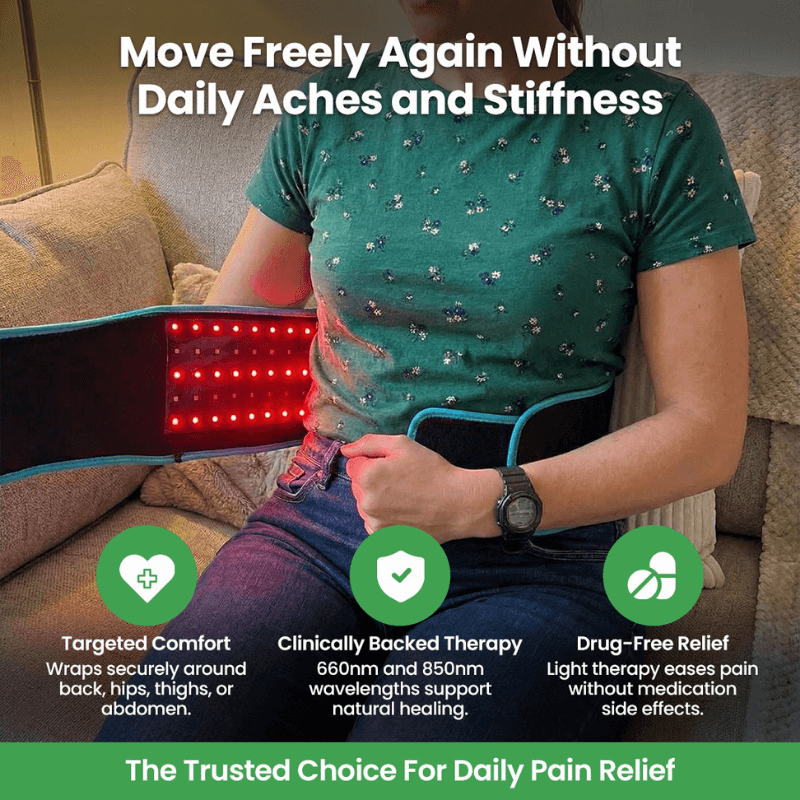 BackHaven™ Premium Red Light Therapy Belt