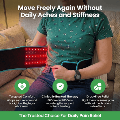 BackHaven™ Premium Red Light Therapy Belt