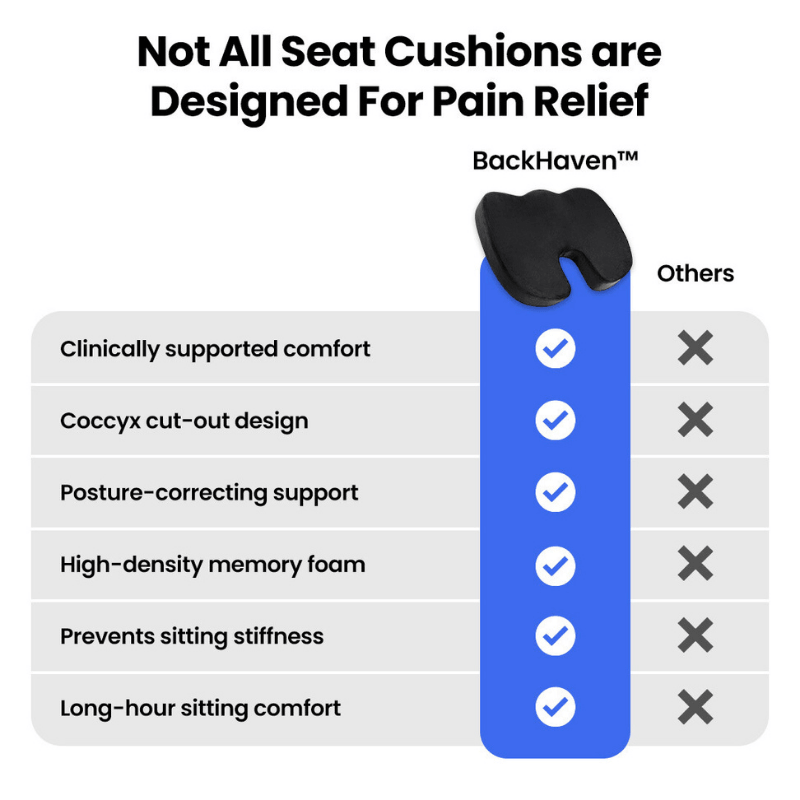 BackHaven™ Premium Orthopaedic Cushion