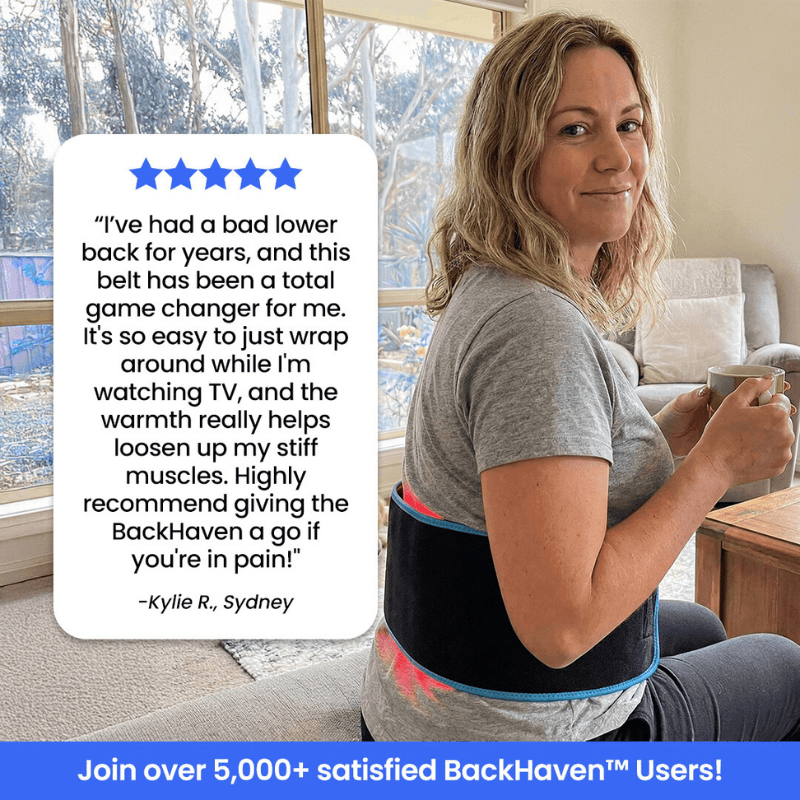 BackHaven™ Premium Red Light Therapy Belt